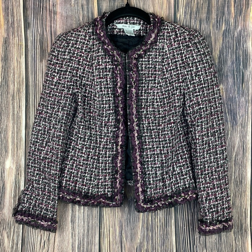 Mac & Jac Tweed Jacket- XS